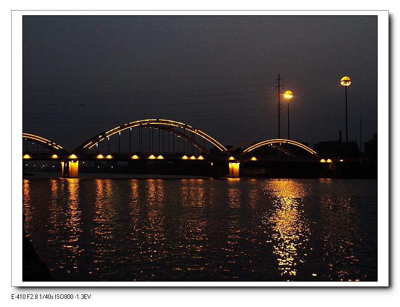 通吕运河桥夜景 摄影 静海愚公