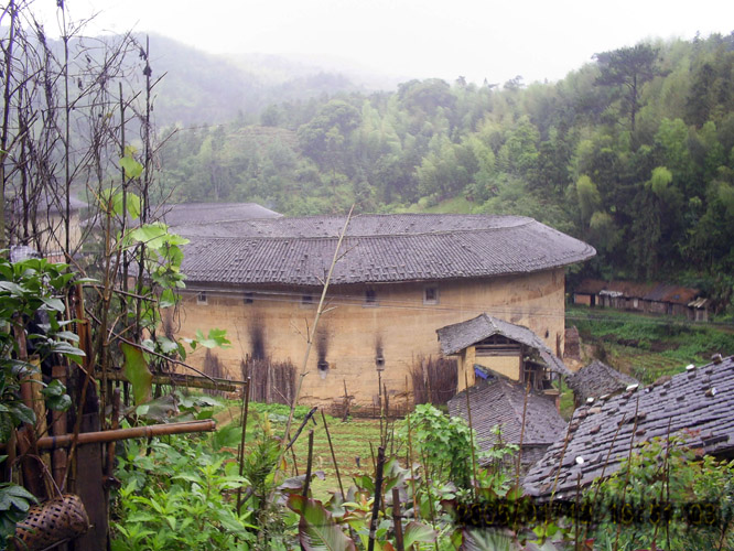 土楼风光 摄影 深山的绿叶