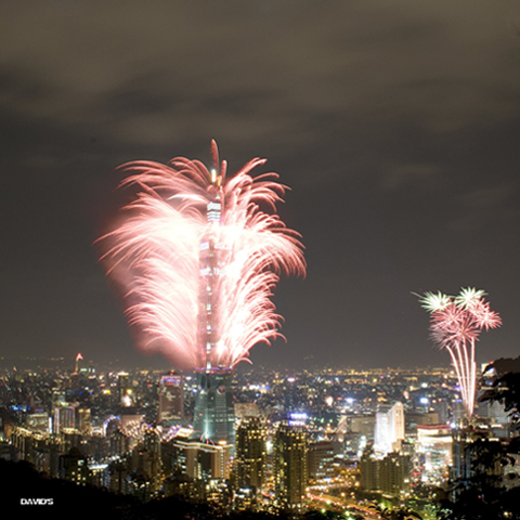 2008 TAIPEI 101 FIREWORK. 摄影 lycopene