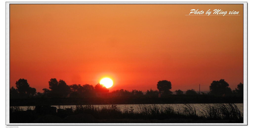 东方红，太阳升 摄影 夕阳铁臂