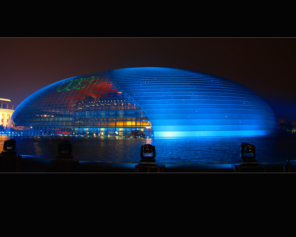 国家大剧院的夜景值得一摄 摄影 习哈吉