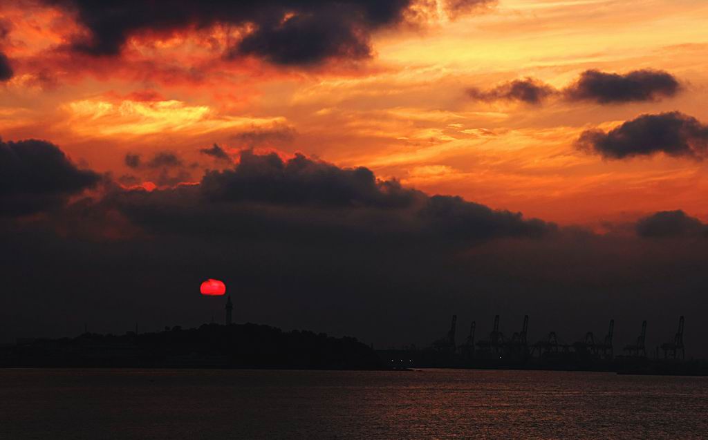 夕阳海湾 （11） 摄影 潜望镜002