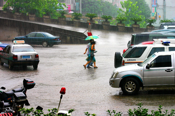 雨中 摄影 胡琴