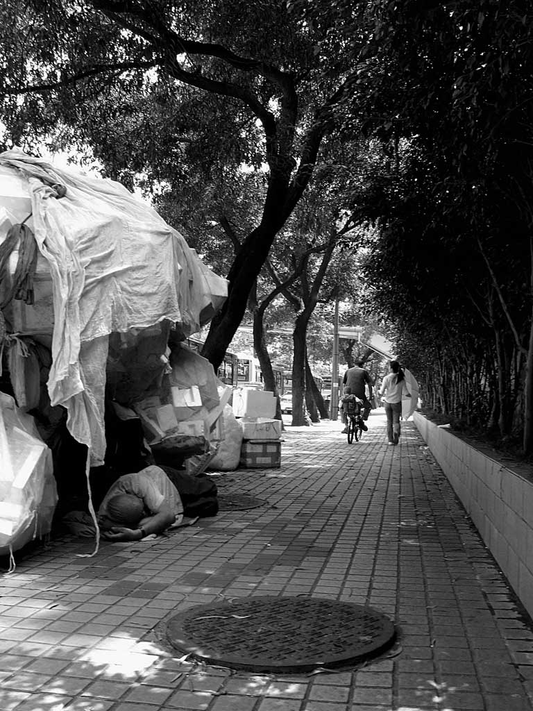 關於這個城市——路边的人 摄影 曬果果