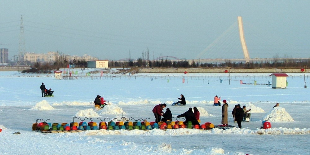 五里河雪景 摄影 宋士杰