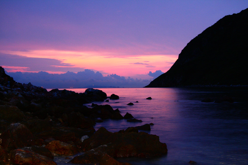 海岛晨曦 摄影 对影成仨