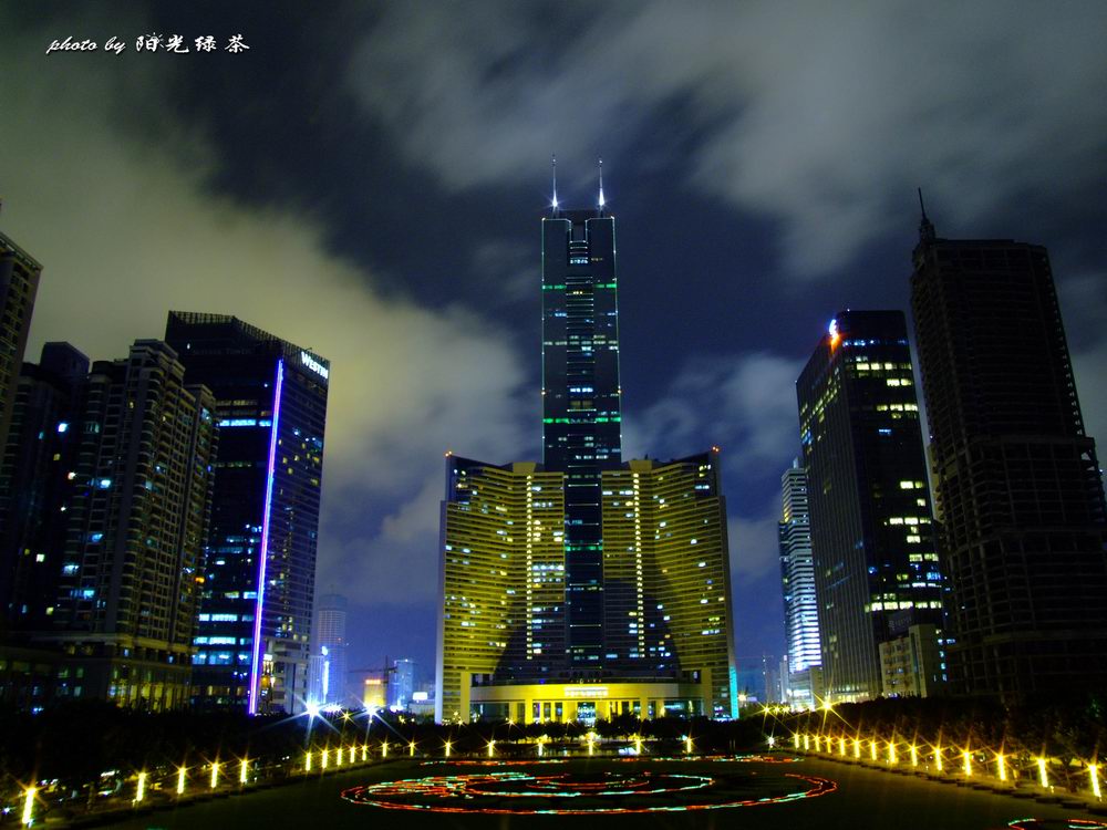 广州夜景-印象天河 摄影 阳光绿茶