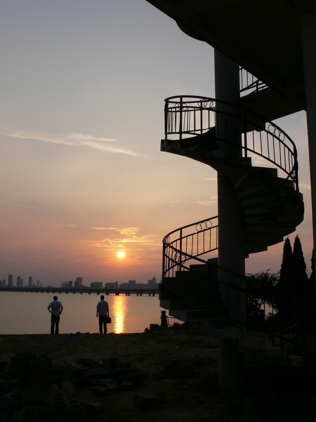 夕阳河畔 摄影 燕山佛子