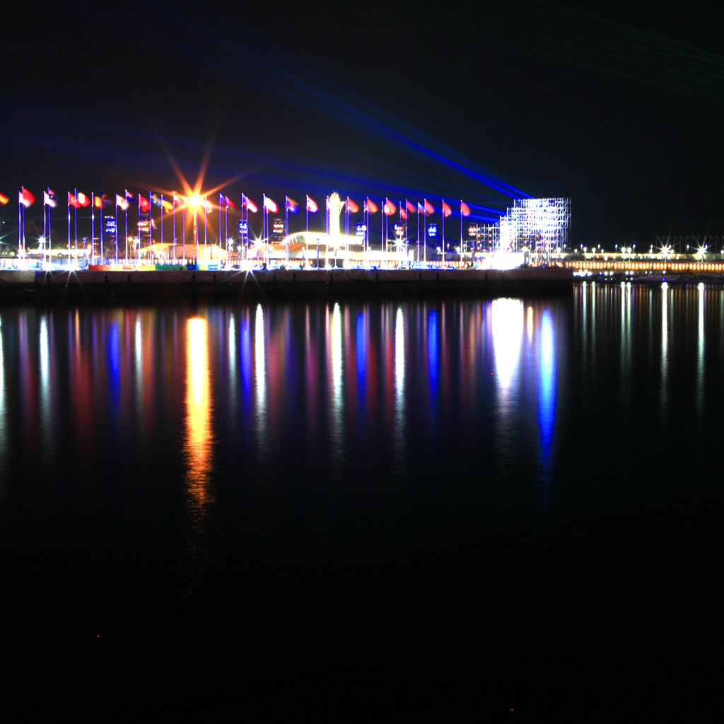 青岛夜景--我们准备好了 摄影 孤山幽雁