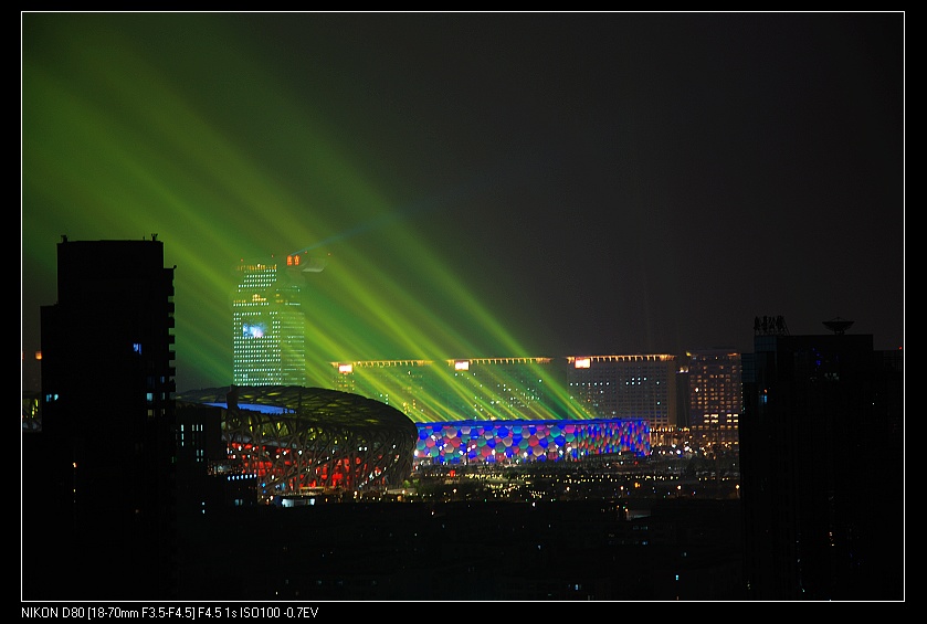 鸟巢夜景 摄影 逝去时光