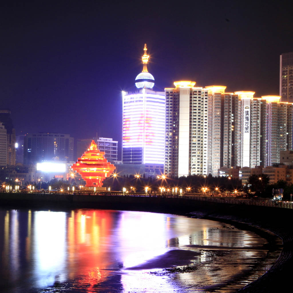 青岛夜景--五四广场 摄影 孤山幽雁