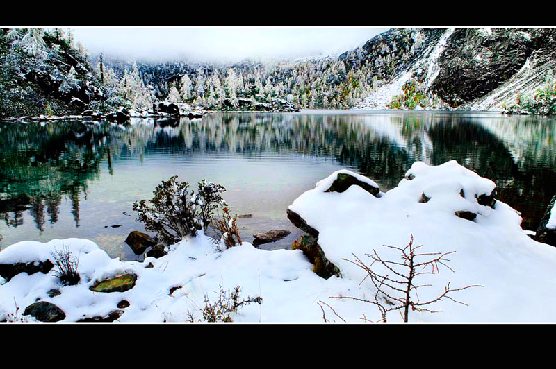 葫芦海子冬雪 摄影 平衡点