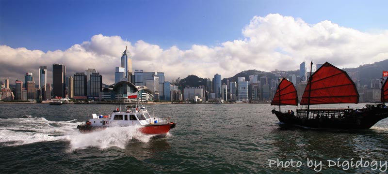 香港-维多利亚港风景 摄影 Digidogy