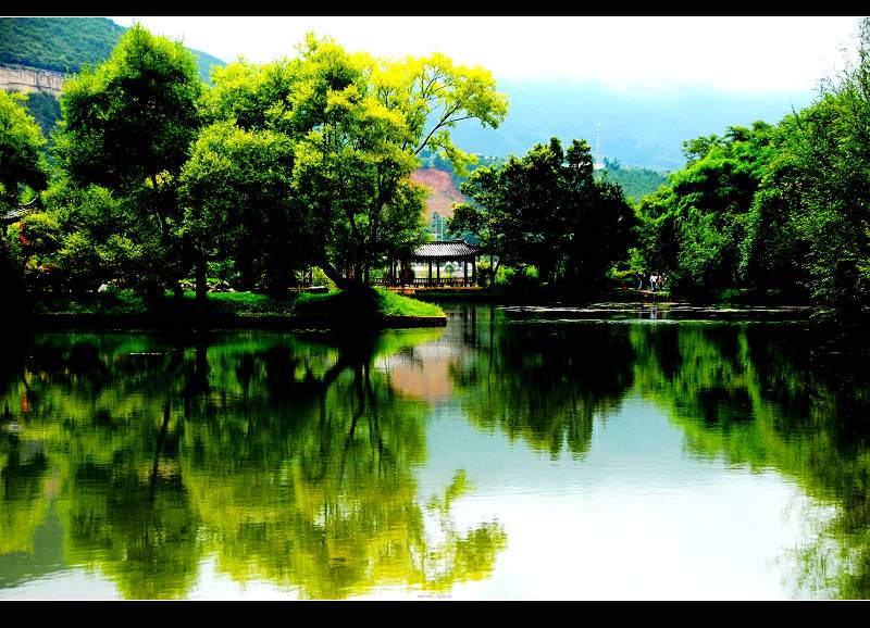 丽江观音峡 摄影 镜中云湖1