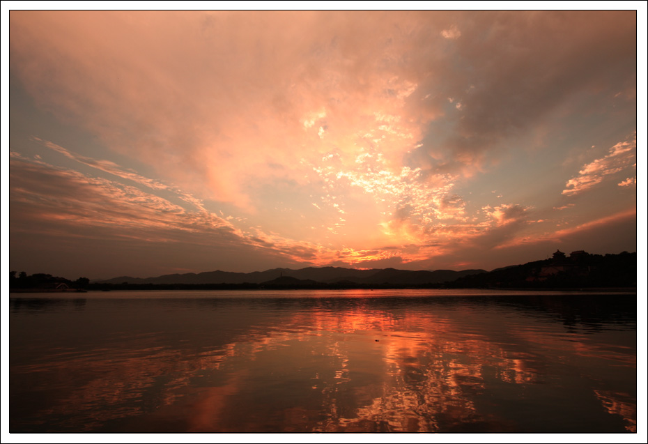 昆明湖畔夕阳红2 摄影 老狐狸