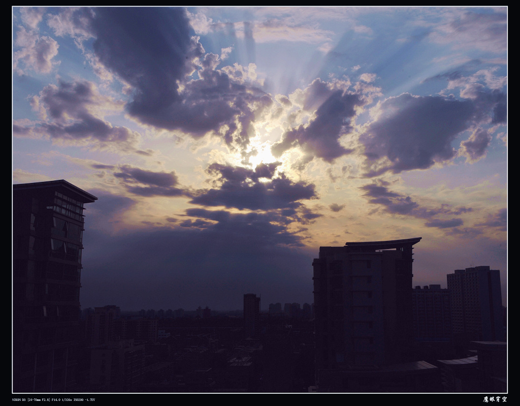 晨曦中的城市 摄影 鹰眼穿空