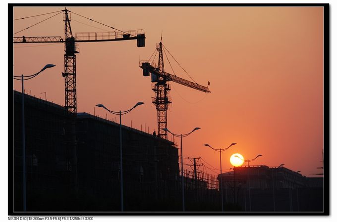 都市夕照 摄影 浪漫罗丹