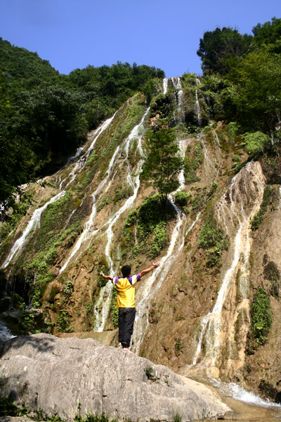 香水河组图--七彩瀑[1] 摄影 冰清玉洁bqyj