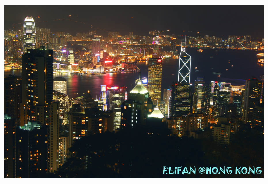 传说中的香港太平山夜景 摄影 elifan