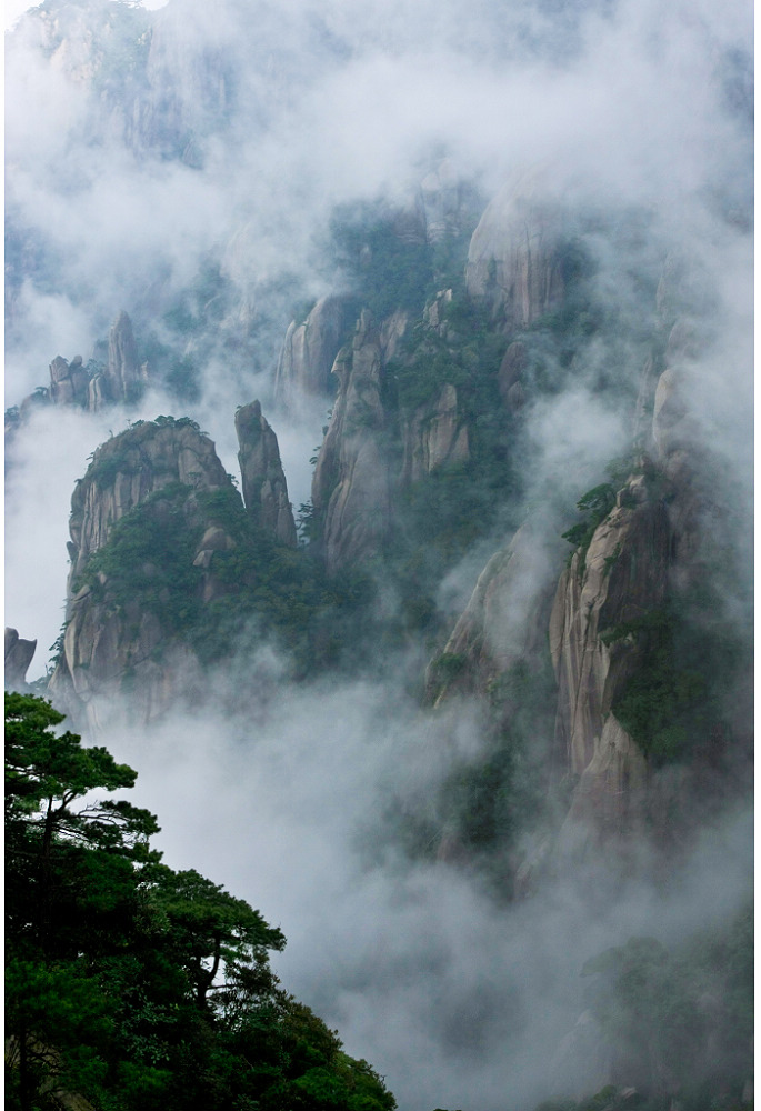 遥望仙山 摄影 上饶人家