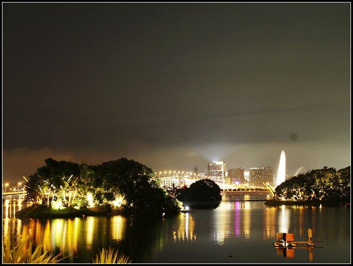 澳门南湾湖夜景 摄影 凡间尘埃