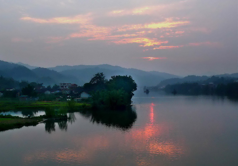 乡村夕阳 摄影 林中雀