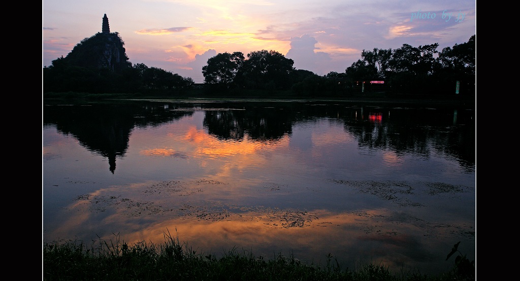 塔山夕影 摄影 西部摄驴