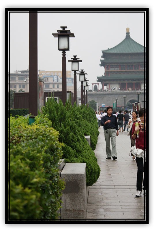 雨中古城 摄影 守望幸福