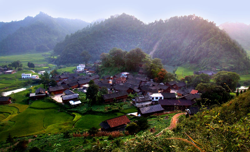 山村景色 摄影 阿政