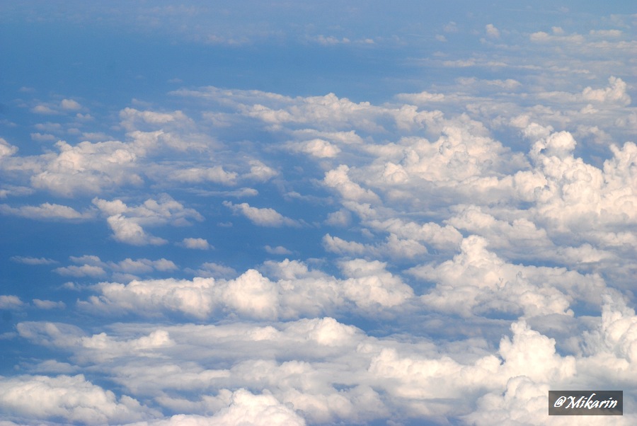 万米高空看云海 摄影 山头舟