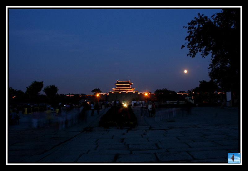 中秋之夜宛平城 摄影 兰天飞鸟