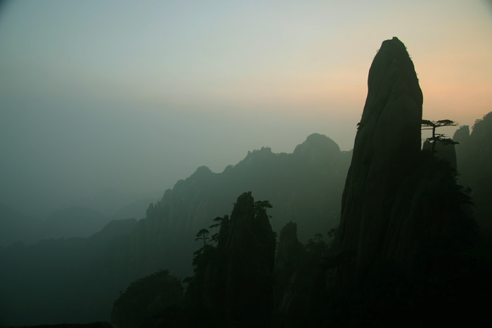 夕照群峰 摄影 明月风清