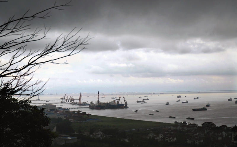 雨中长江 摄影 道无为