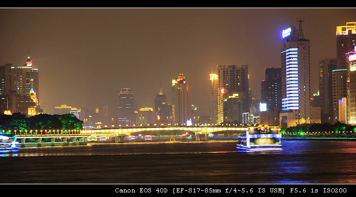 珠江鹅潭夜景 摄影 多耳