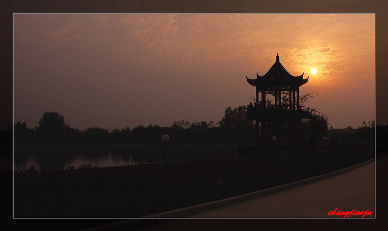 南湖夕照 摄影 changjiaoju