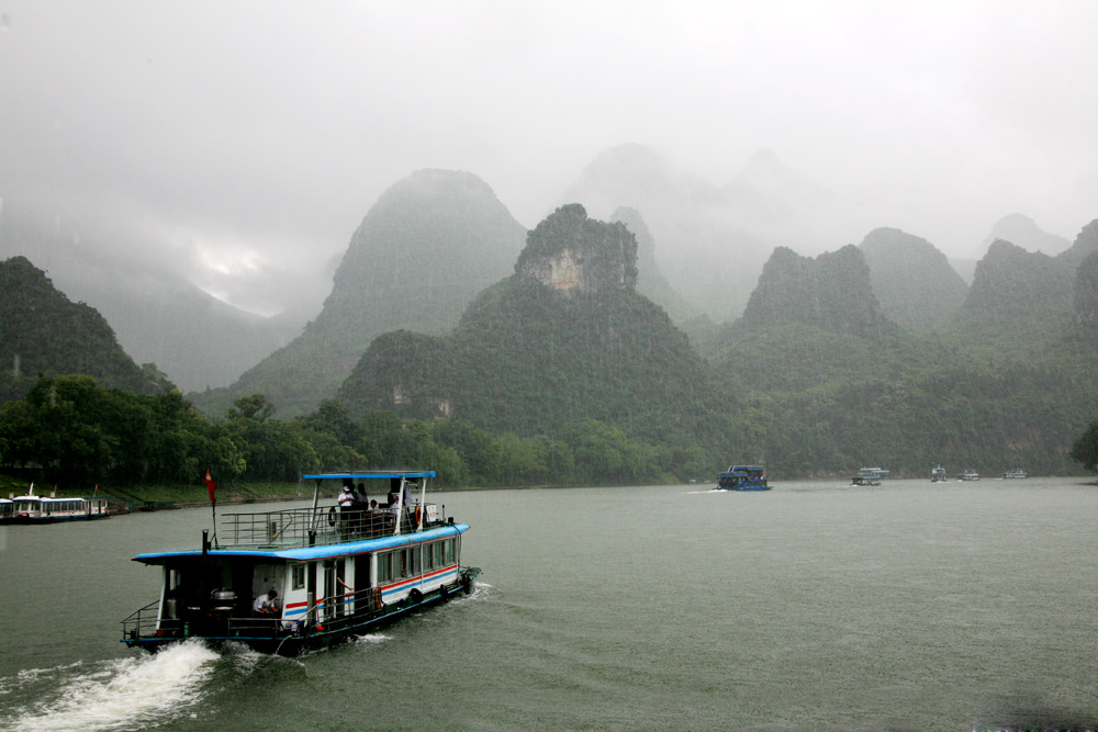 烟雨漓江 摄影 漫步风光