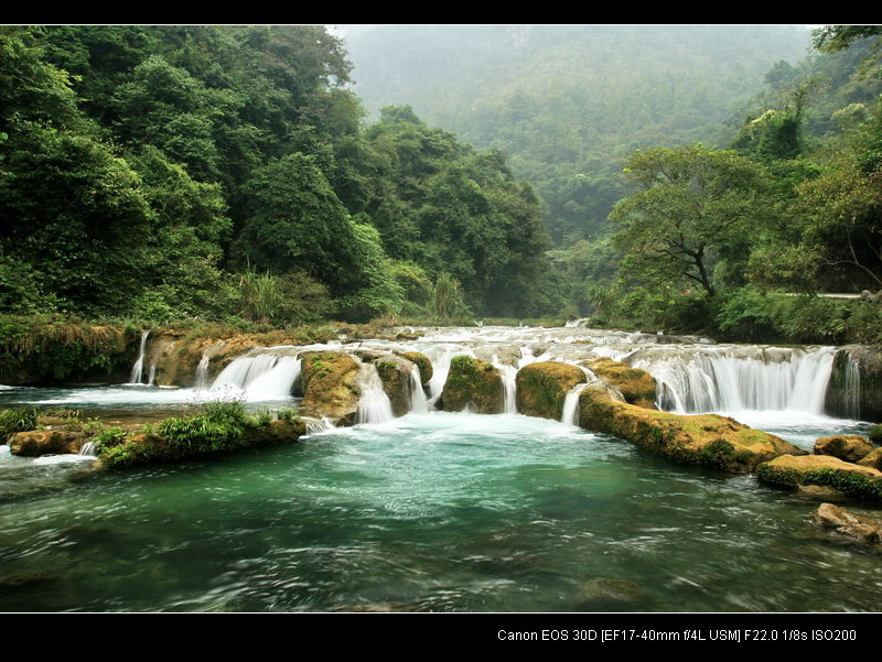 小河流水 摄影 山谷