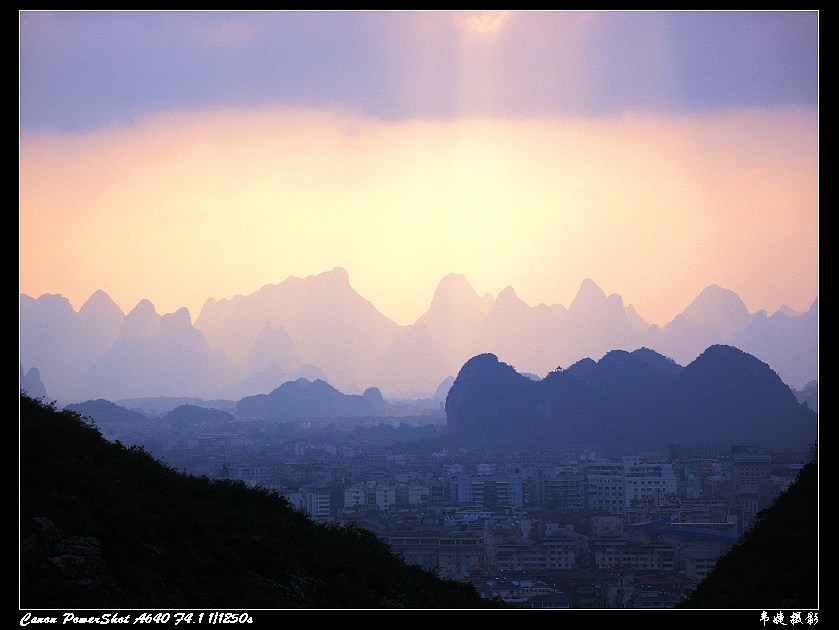 桂林西山美景 摄影 韦婕