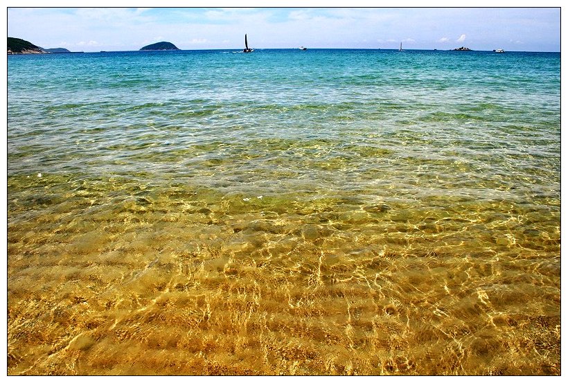 海水 摄影 松涧月