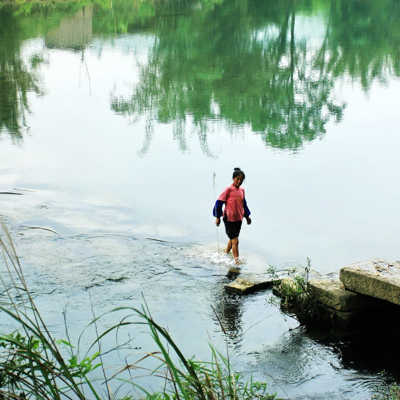 小河淌水 摄影 山谷