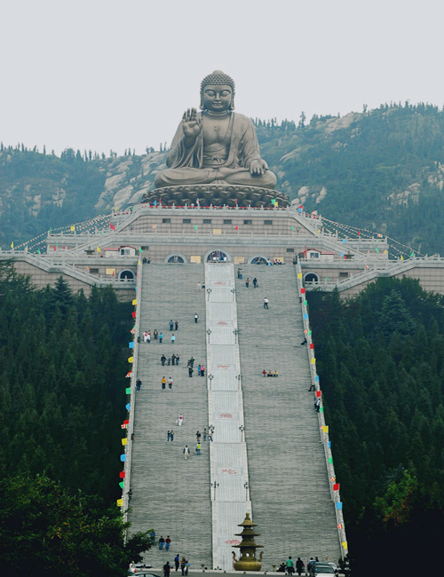 南山大佛—光寿无量 摄影 莱州人