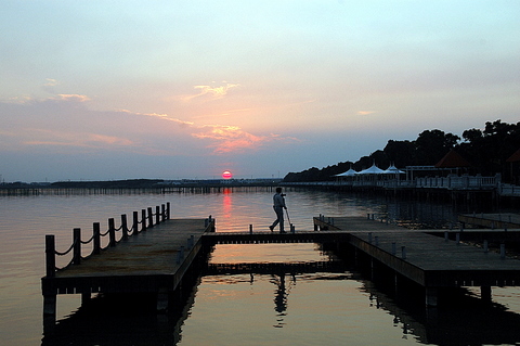 夕阳 摄影 曹开林