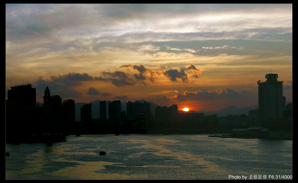 闽江夕色 摄影 闽南戏子