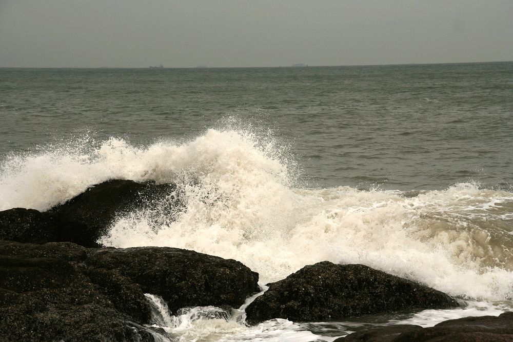 海浪 摄影 漫步大自然