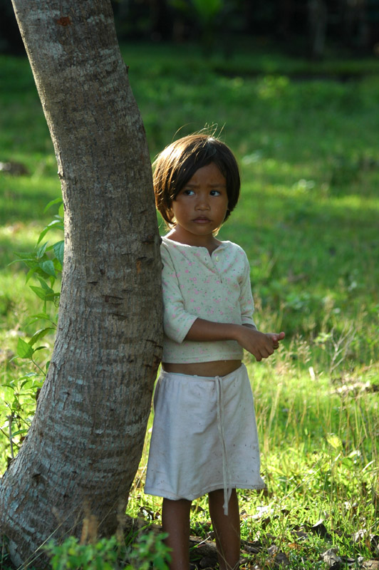 little girl in Bohol Island 摄影 麦兜医生