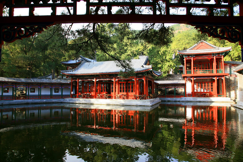 北京香山见心斋 摄影 园林古建