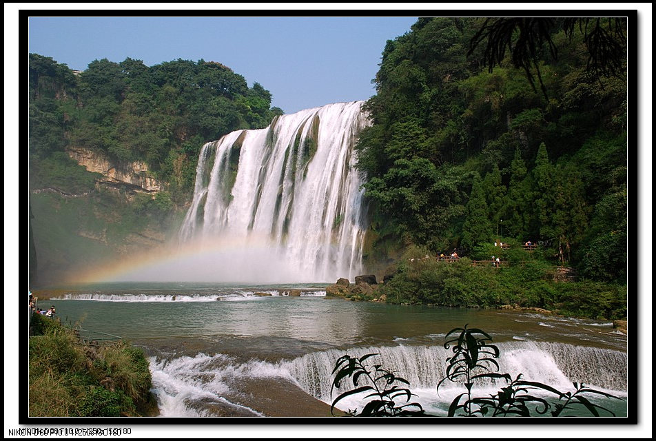 一虹飞架美瀑间 摄影 彼岸的风景