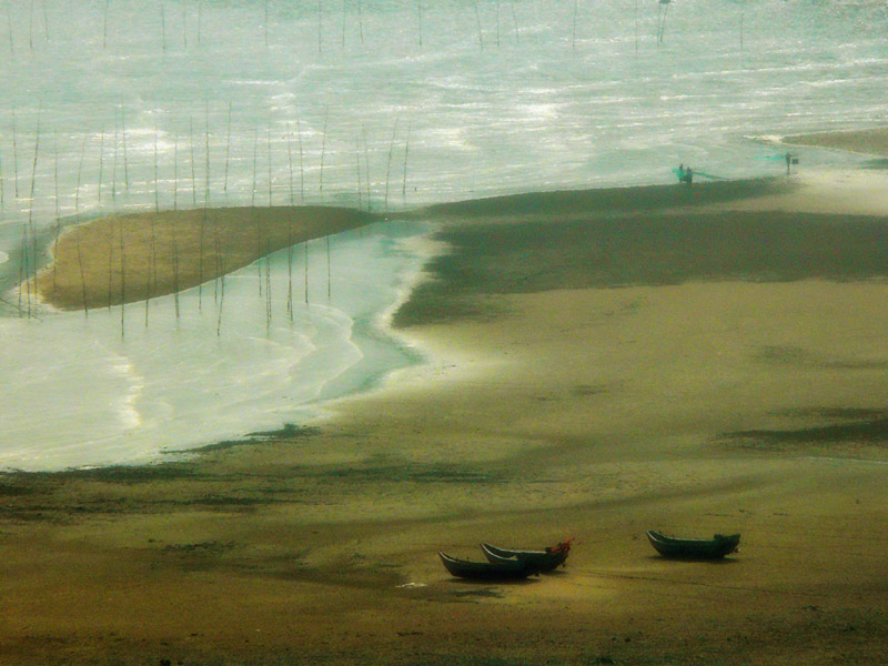 白浪逐沙滩 摄影 海之鸥