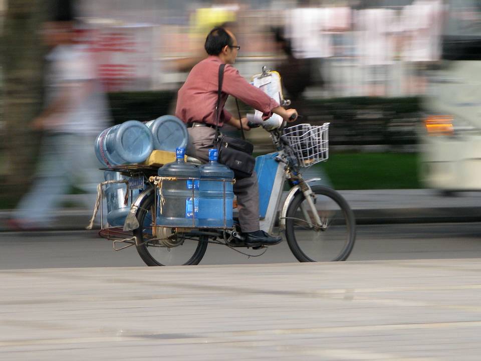 送水工 摄影 人生自有路