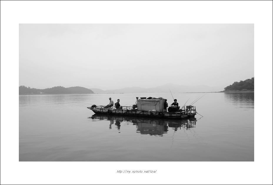 海中垂钓 摄影 利泽